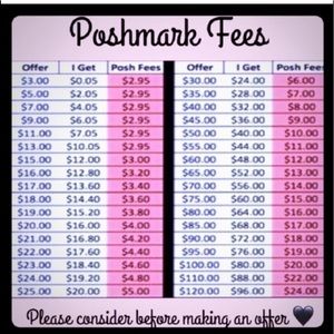 Please take Poshmark fees into consideration when making an offer.